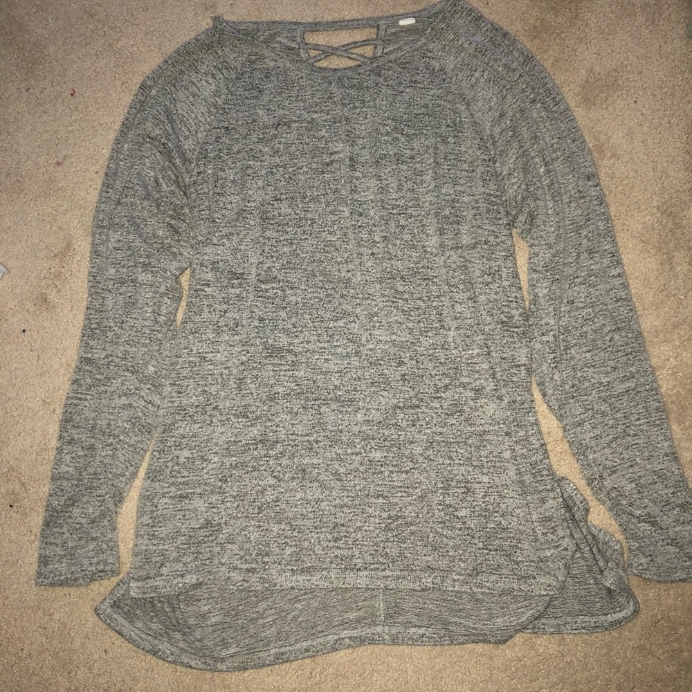 Women’s Soft Grey Longsleeve Shirt